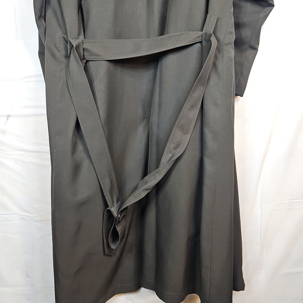 Preswick & Moore Shell Trench Coat Men Long Cozy Coat Size 44 New/Tag WPL11403 - Picture 12 of 16